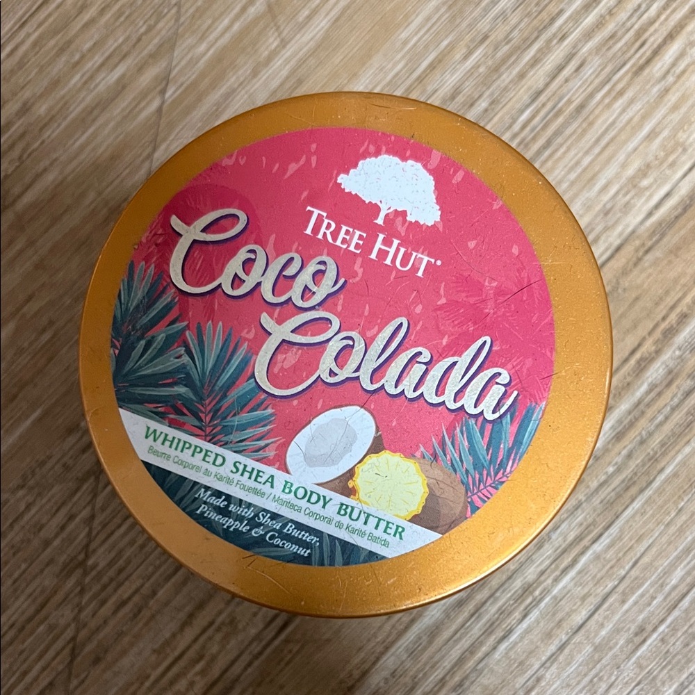 Coco Colada Whipped Shea Body Butter - Gold and Pink